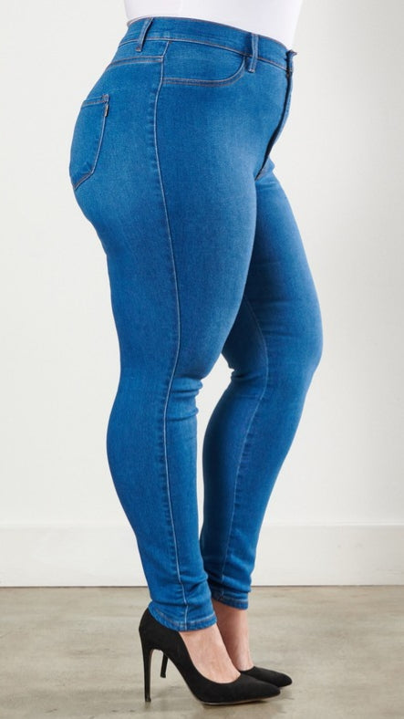 Plus Size High Rise Classic Skinny Jeans